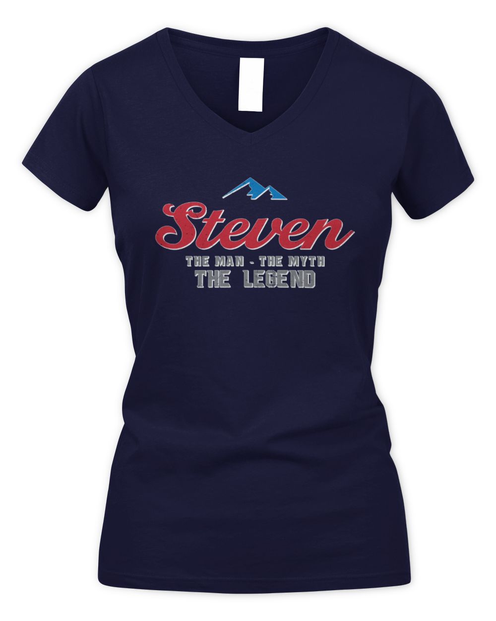 The Man The Myth The Legend Coors Light Beer T-Shirt STEVEN M1-S84 / Women's V-Neck T-Shirt / navy