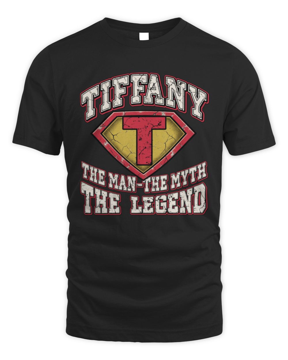 The Man The Myth The Legend Superman Graphic T-Shirt TIFFANY M1-74 / Unisex Standard T-Shirt / black