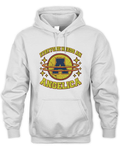 Everyone Needs a Your Name Shirt ANGELICA M1-76 / Unisex Hoodie / white