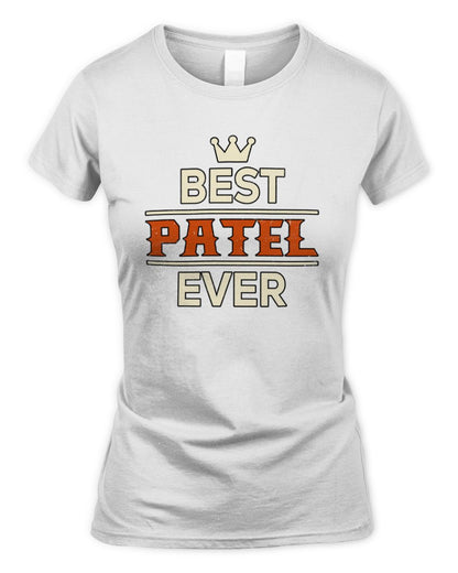 Best Your Name With Crown Shirt PATEL M1-59 / Women's Standard T-Shirt / white