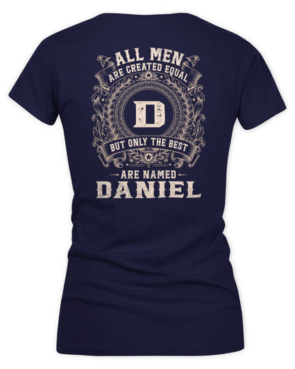 All Men Are Created Equal Cool Logo Shirt DANIEL M1-60 / Women's V-Neck T-Shirt / navy