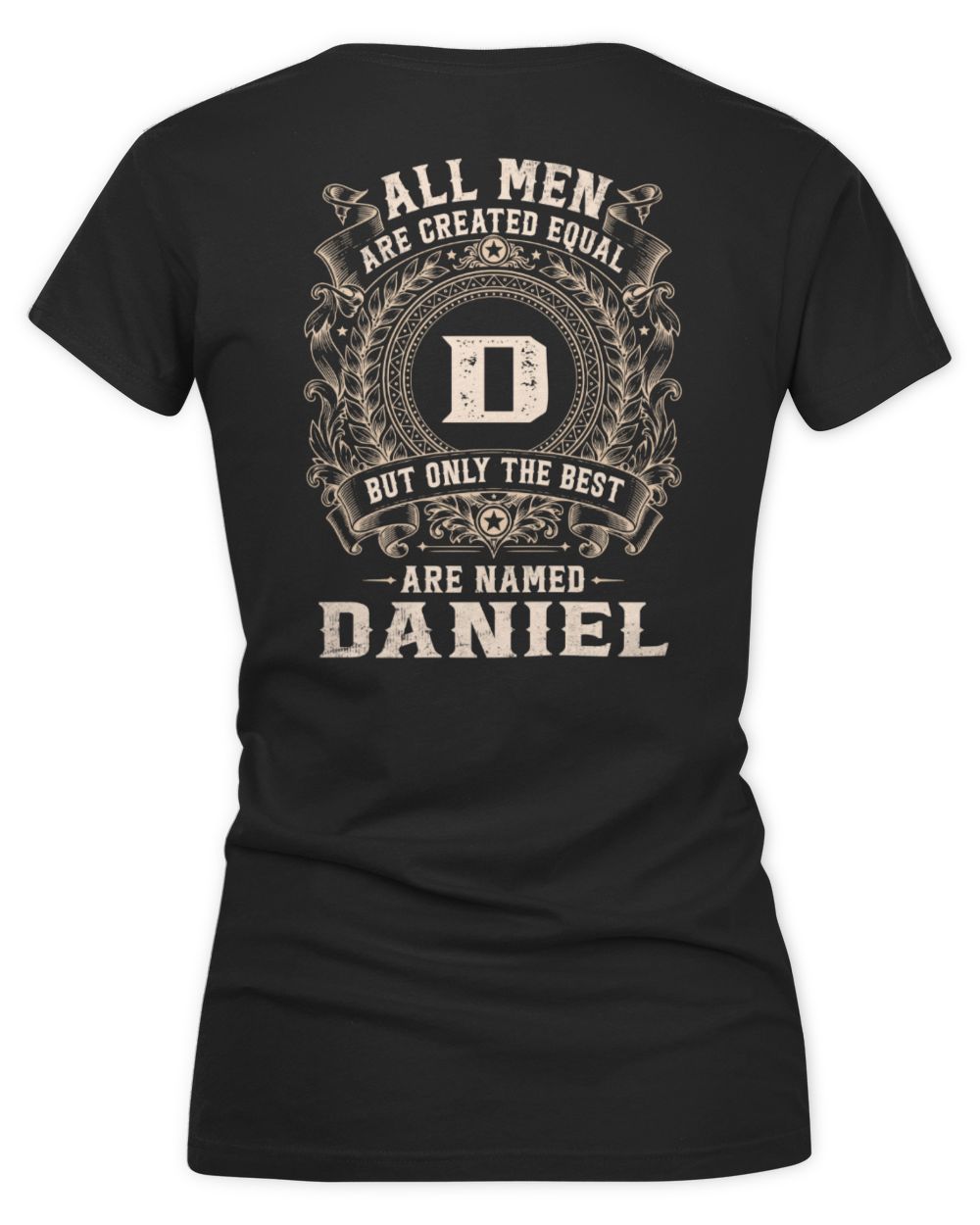 All Men Are Created Equal Cool Logo Shirt DANIEL M1-60 / Women's V-Neck T-Shirt / black