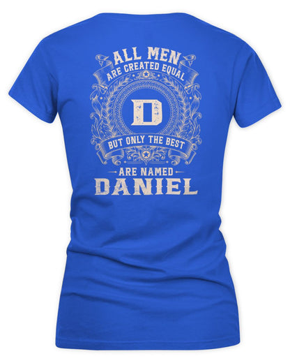 All Men Are Created Equal Cool Logo Shirt DANIEL M1-60 / Women's V-Neck T-Shirt / royal