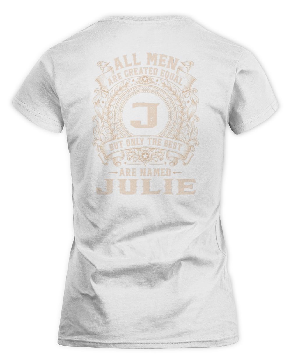 All Men Are Created Equal Cool Logo Shirt JULIE M1-60 / Women's Standard T-Shirt / white