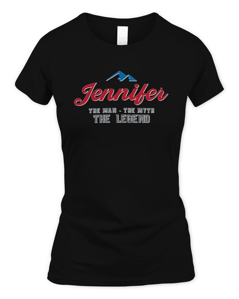 The Man The Myth The Legend Coors Light Beer T-Shirt JENNIFER M1-S84 / Women's Standard T-Shirt / black