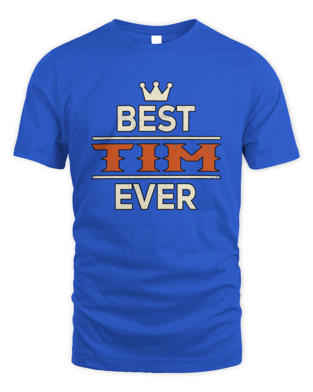 Best Your Name With Crown Shirt TIM M1-59 / Unisex Standard T-Shirt / royal