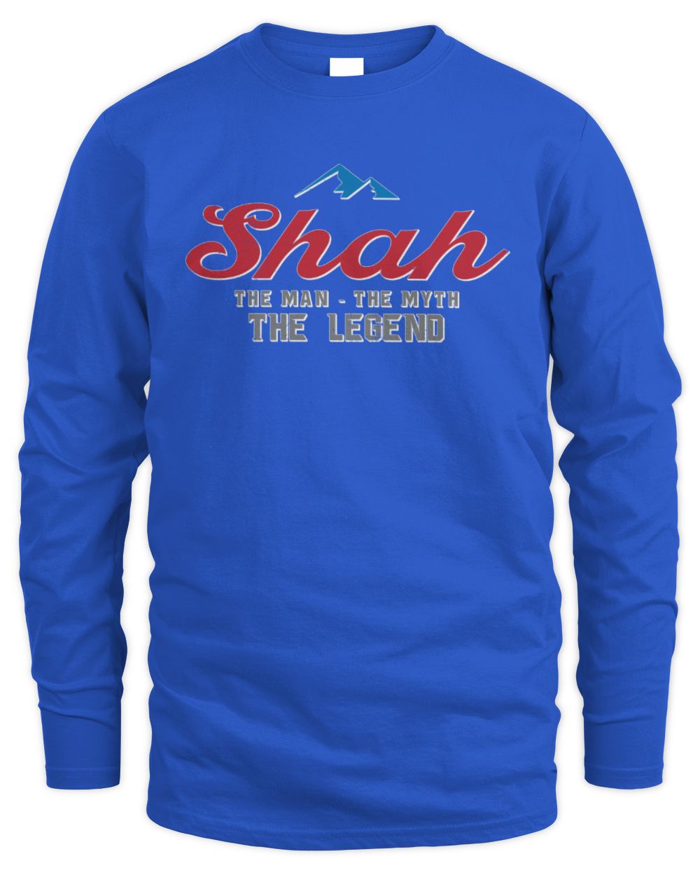 The Man The Myth The Legend Coors Light Beer T-Shirt SHAH M1-S84 / Men's Long Sleeved T-Shirt / royal