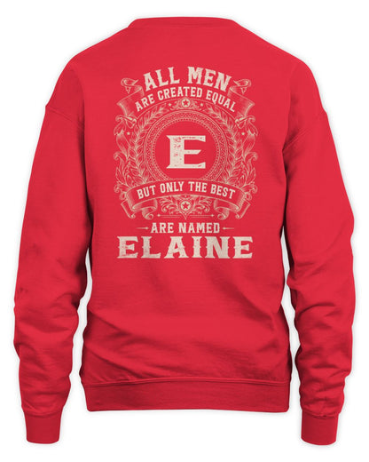 All Men Are Created Equal Cool Logo Shirt ELAINE M1-60 / Unisex Sweatshirt / red