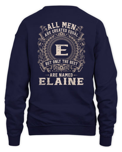 All Men Are Created Equal Cool Logo Shirt ELAINE M1-60 / Unisex Sweatshirt / navy