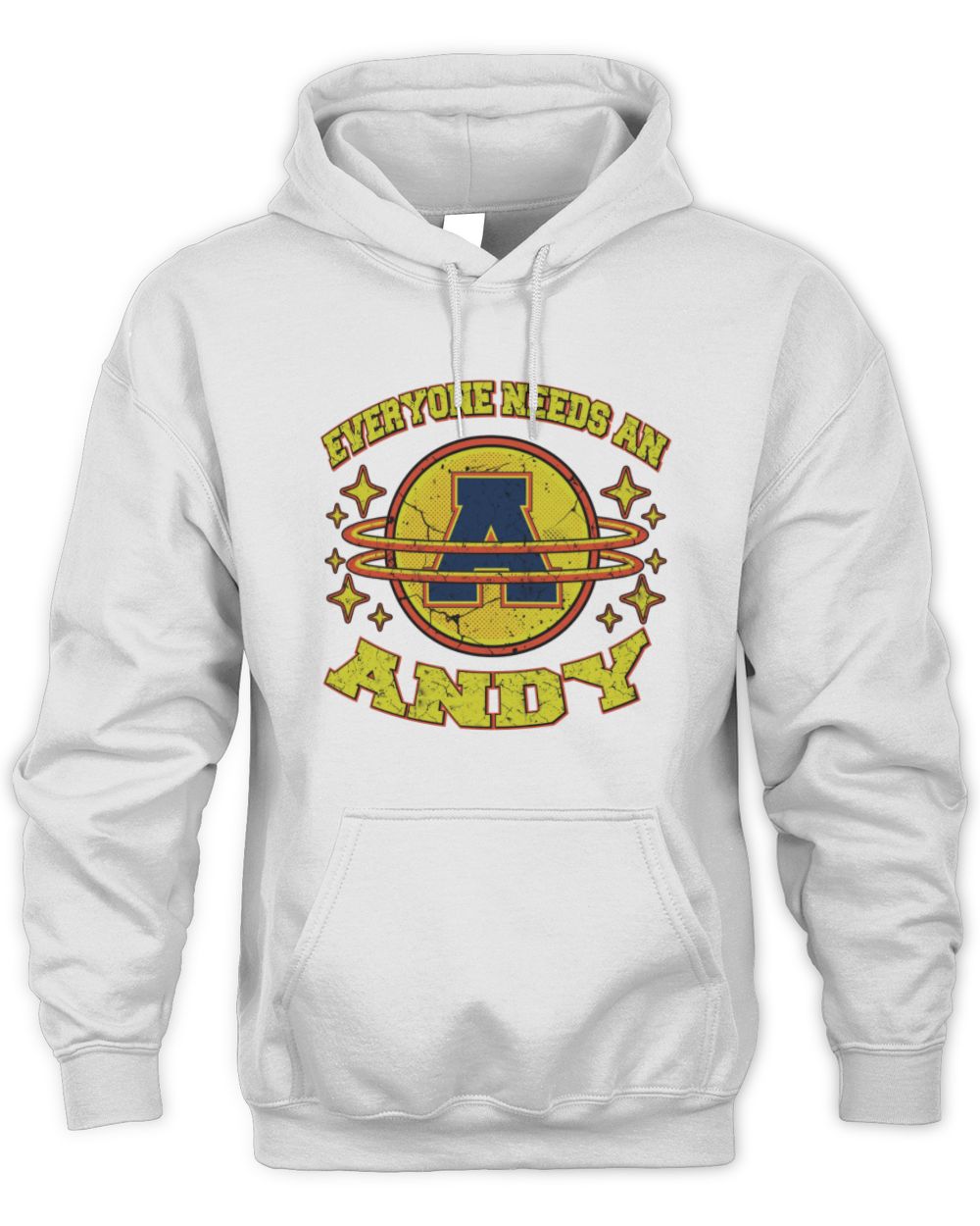 Everyone Needs a Your Name Shirt ANDY M1-76 / Unisex Hoodie / white