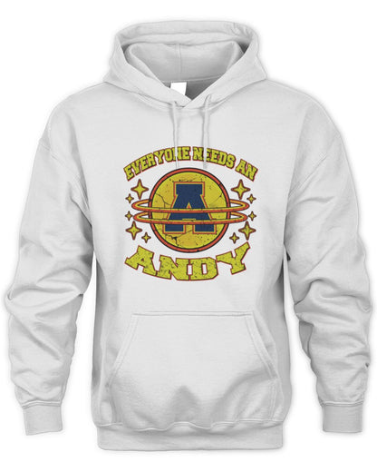 Everyone Needs a Your Name Shirt ANDY M1-76 / Unisex Hoodie / white