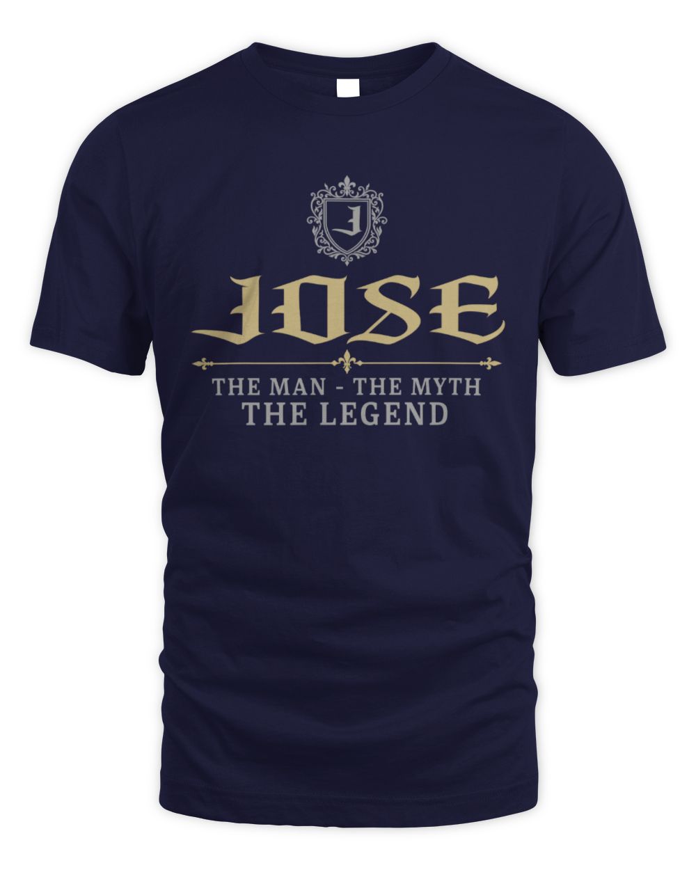 The Man The Myth The Legend Western Shirt JOSE M1-78 / Unisex Standard T-Shirt / navy