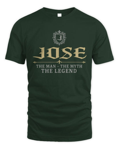 The Man The Myth The Legend Western Shirt JOSE M1-78 / Unisex Standard T-Shirt / forest green
