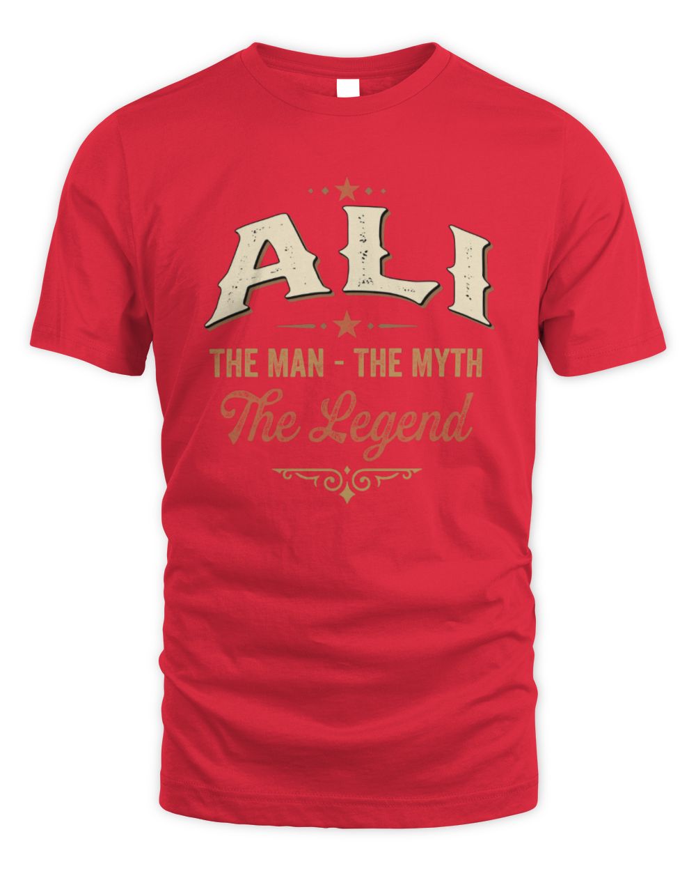 I'm Name I'm Not Rude I Just Have The Balls Funny T-Shirt ALI M1-77 / Unisex Standard T-Shirt / red