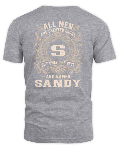 All Men Are Created Equal Cool Logo Shirt SANDY M1-60 / Unisex Standard T-Shirt / sport grey