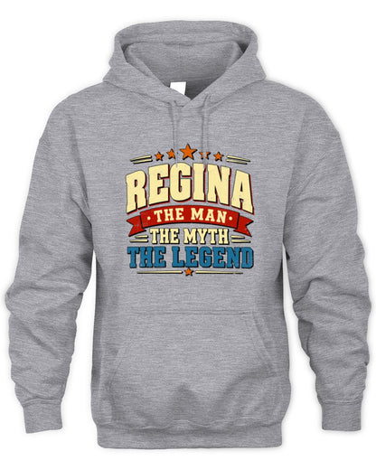 The Man The Myth The Legend Ribbon Vintage T-Shirt REGINA M1-56 / Unisex Hoodie / sport grey