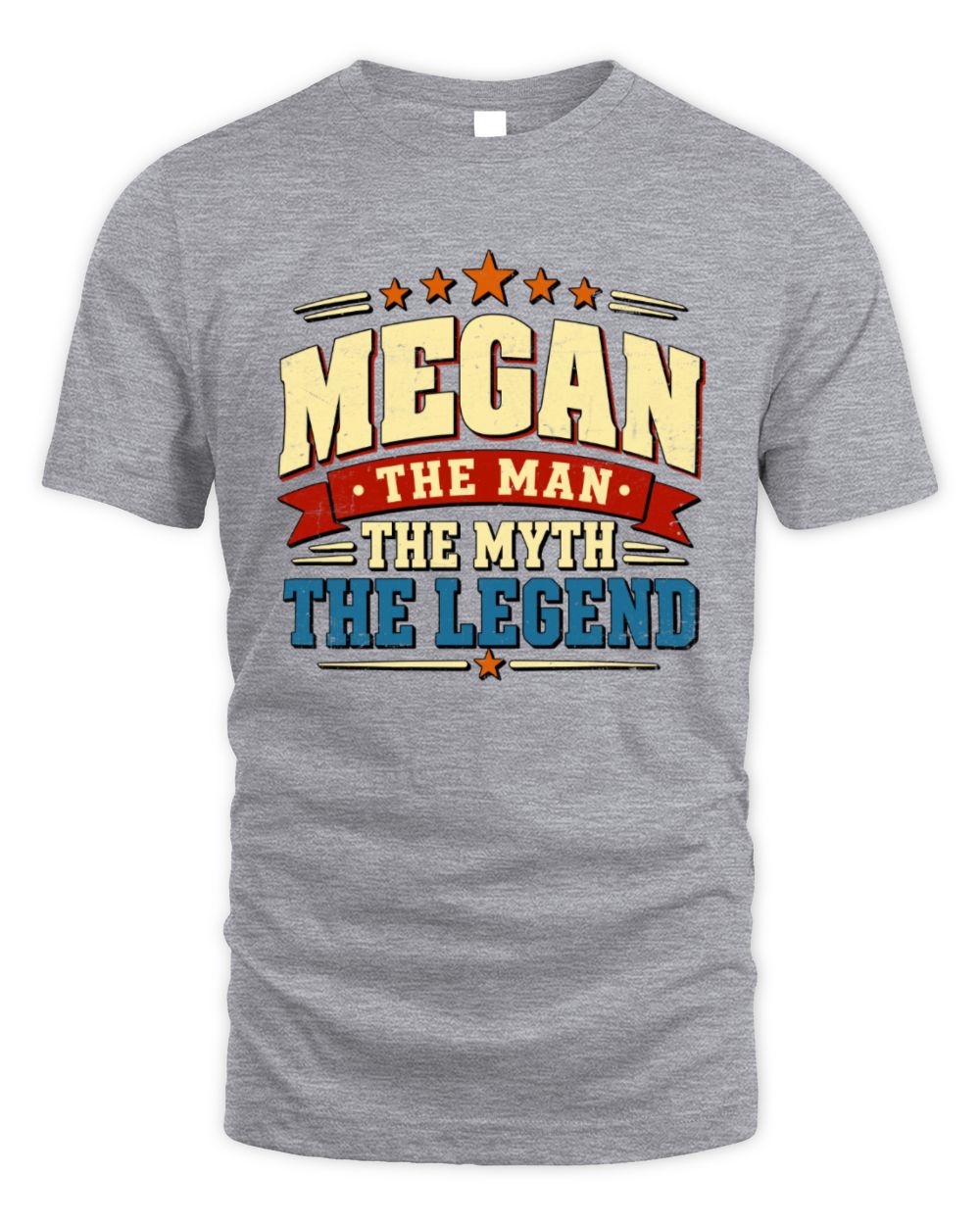 The Man The Myth The Legend Ribbon Vintage T-Shirt MEGAN M1-56 / Unisex Standard T-Shirt / sport grey