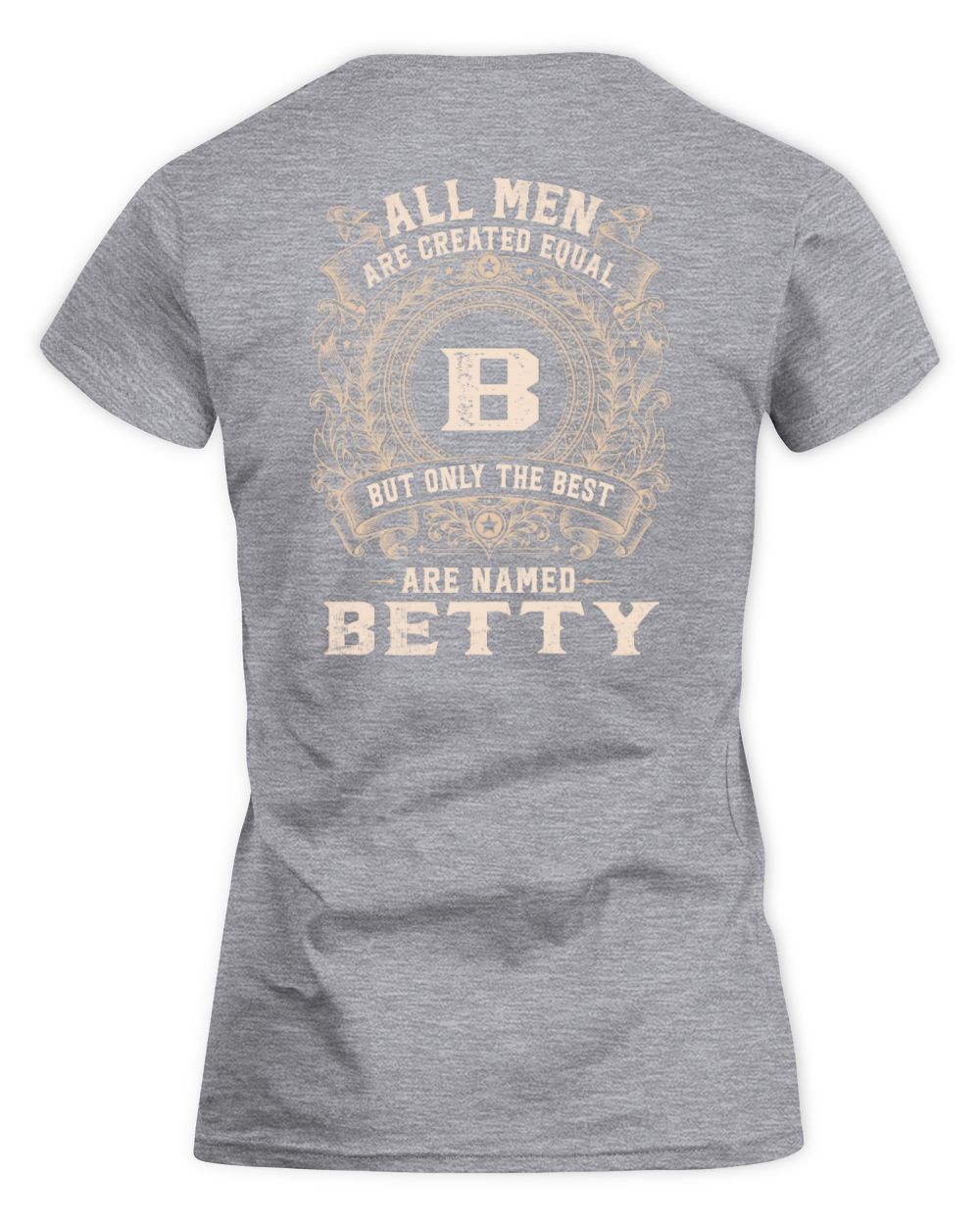All Men Are Created Equal Cool Logo Shirt BETTY M1-60 / Women's Standard T-Shirt / sport grey
