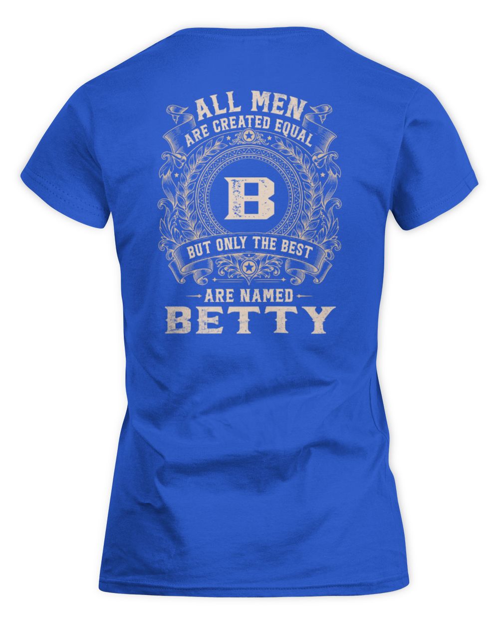 All Men Are Created Equal Cool Logo Shirt BETTY M1-60 / Women's Standard T-Shirt / royal