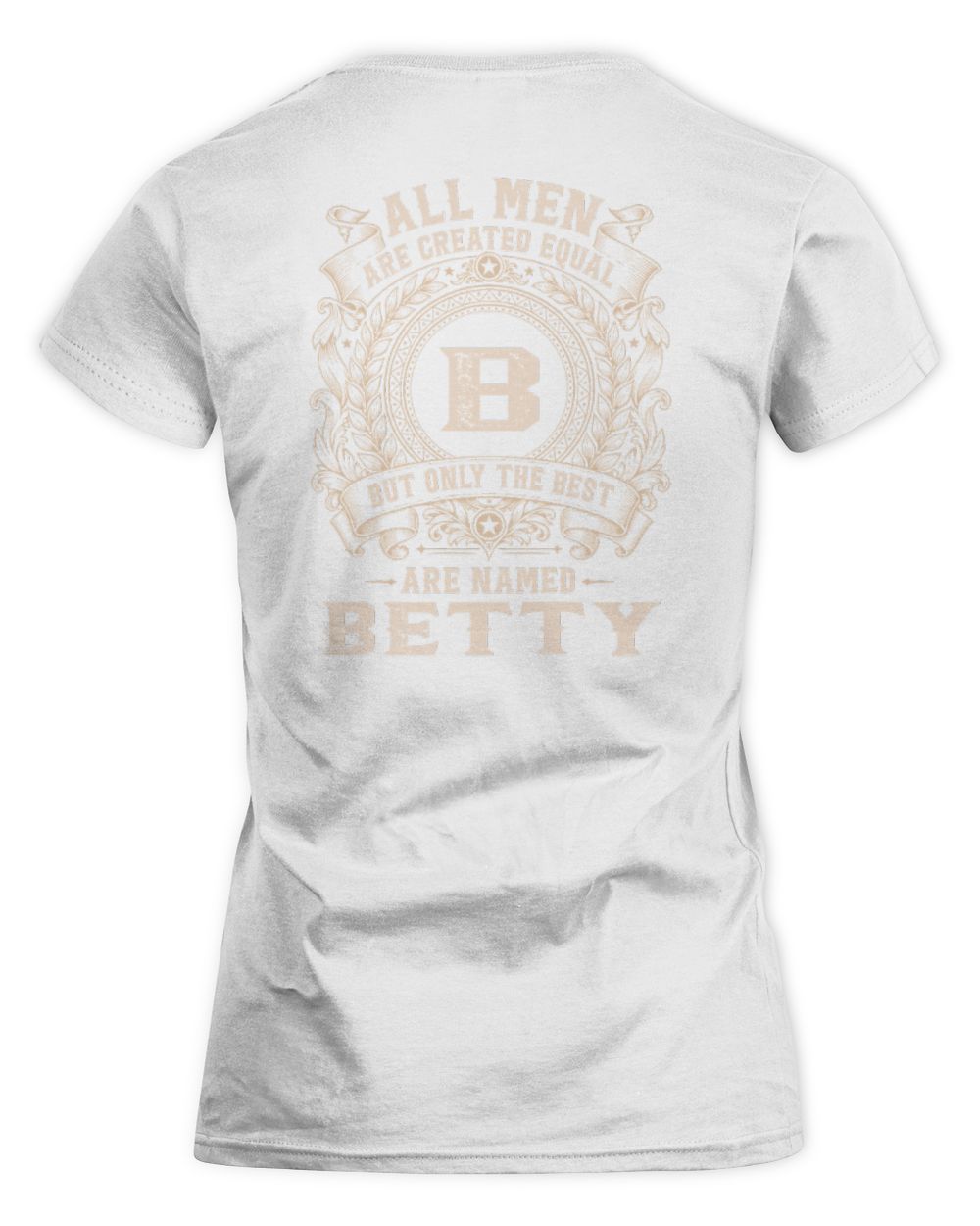 All Men Are Created Equal Cool Logo Shirt BETTY M1-60 / Women's Standard T-Shirt / white