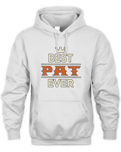 Best Your Name With Crown Shirt PAT M1-59 / Unisex Hoodie / white