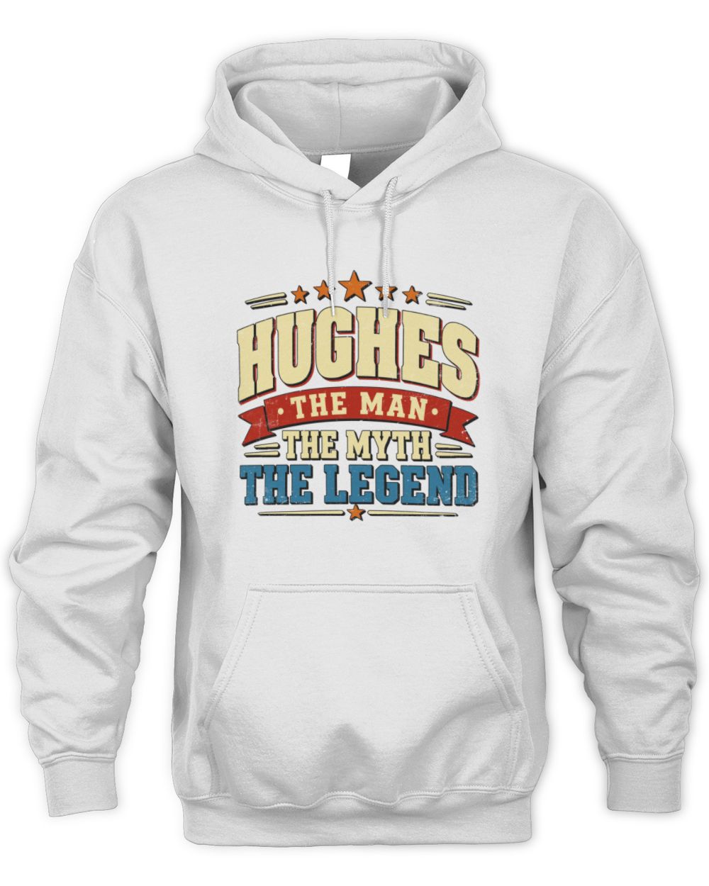 The Man The Myth The Legend Ribbon Vintage T-Shirt HUGHES M1-56 / Unisex Hoodie / white