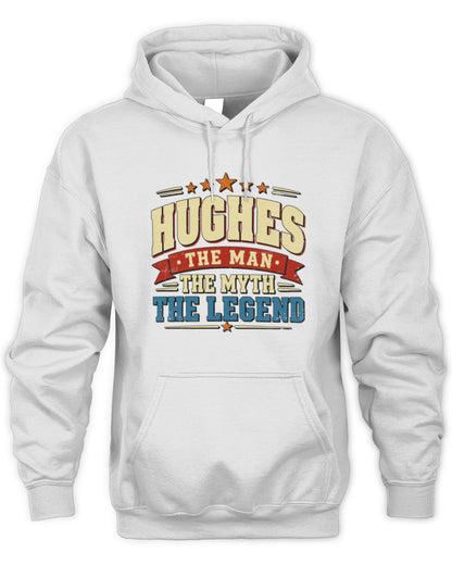 The Man The Myth The Legend Ribbon Vintage T-Shirt HUGHES M1-56 / Unisex Hoodie / white