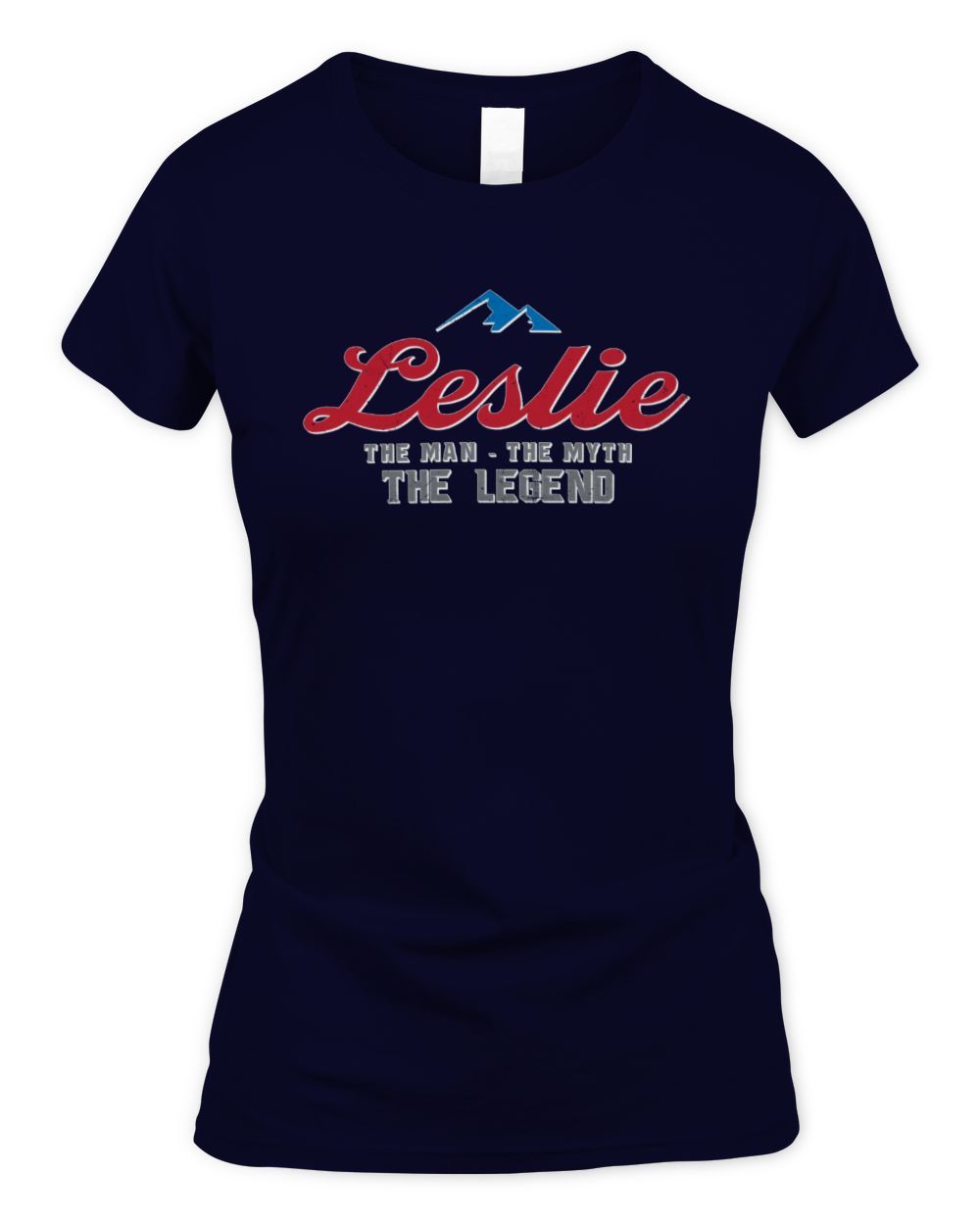 The Man The Myth The Legend Coors Light Beer T-Shirt LESLIE M1-S84 / Women's Standard T-Shirt / navy