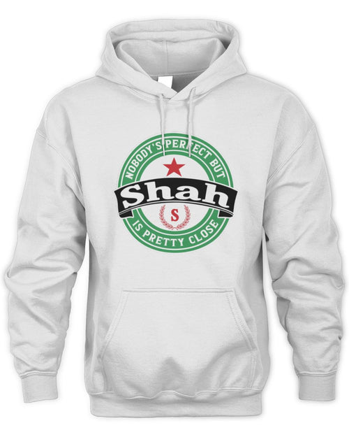Nobody's Perfect But Your Name Is Pretty Close Heineken Beer T-Shirt SHAH M1-S85 / Unisex Hoodie / white