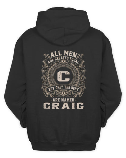 All Men Are Created Equal Cool Logo Shirt CRAIG M1-60 / Unisex Hoodie / black
