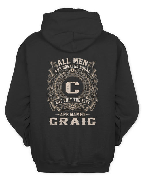 All Men Are Created Equal Cool Logo Shirt CRAIG M1-60 / Unisex Hoodie / black