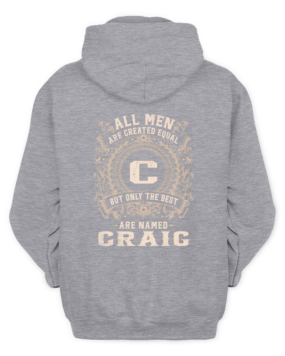 All Men Are Created Equal Cool Logo Shirt CRAIG M1-60 / Unisex Hoodie / sport grey