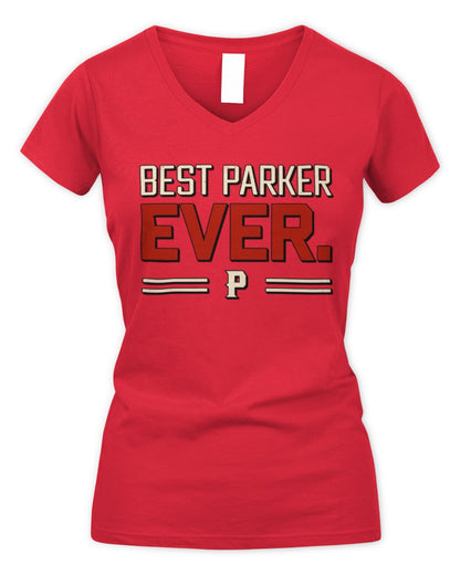 Best Your Name Ever Cool Shirt PARKER M1-58 / Women's V-Neck T-Shirt / red
