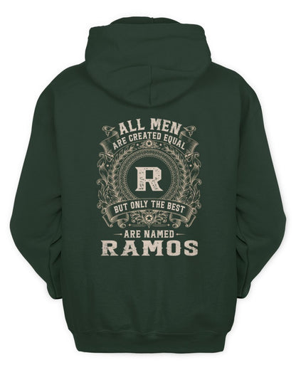 All Men Are Created Equal Cool Logo Shirt RAMOS M1-60 / Unisex Hoodie / forest green