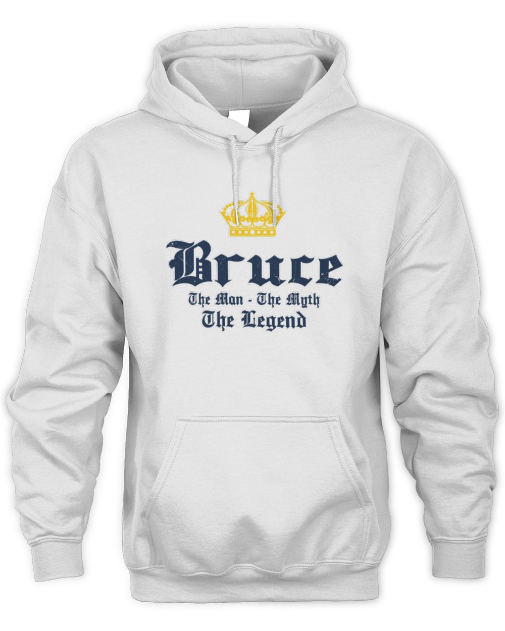The Man The Myth The Legend Corona Beer T-Shirt BRUCE M1-S83 / Unisex Hoodie / white