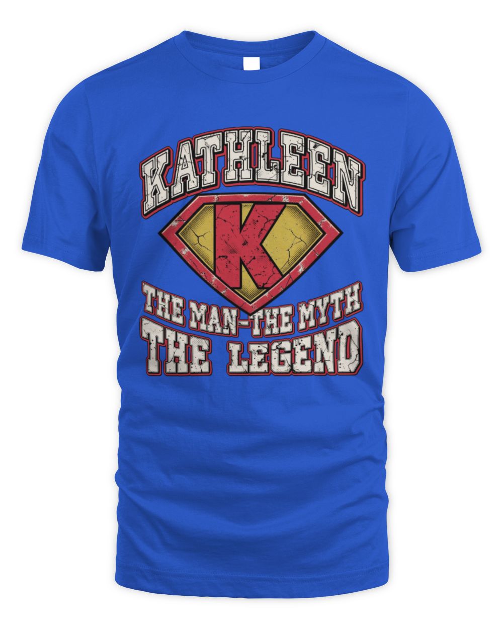 The Man The Myth The Legend Superman Graphic T-Shirt KATHLEEN M1-74 / Unisex Standard T-Shirt / royal
