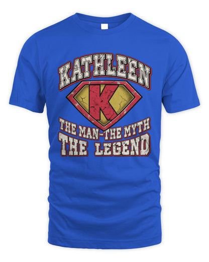 The Man The Myth The Legend Superman Graphic T-Shirt KATHLEEN M1-74 / Unisex Standard T-Shirt / royal