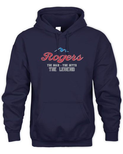 The Man The Myth The Legend Coors Light Beer T-Shirt ROGERS M1-S84 / Unisex Hoodie / navy