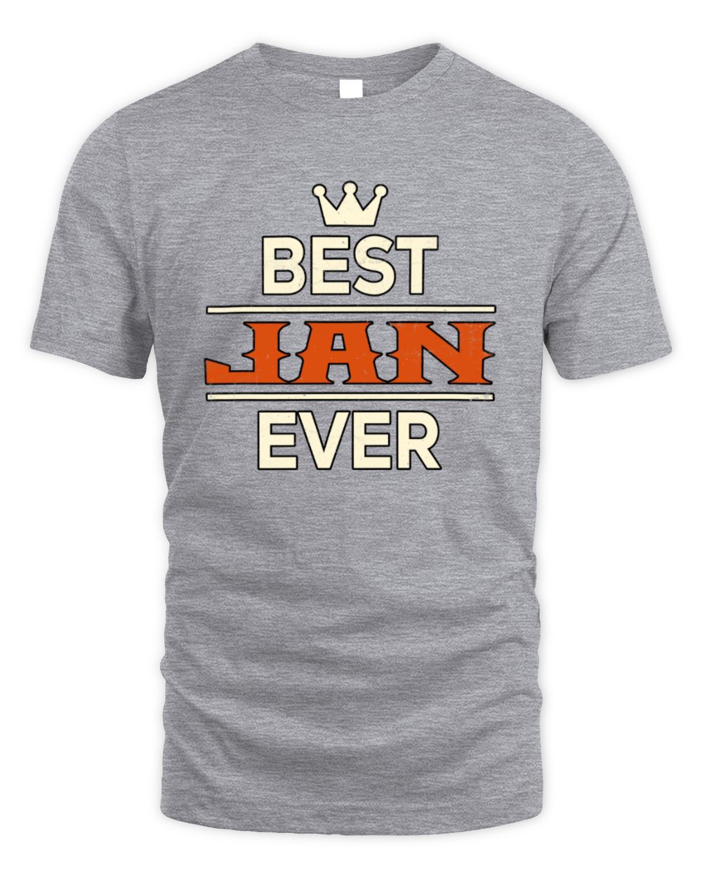 Best Your Name With Crown Shirt JAN M1-59 / Unisex Standard T-Shirt / sport grey