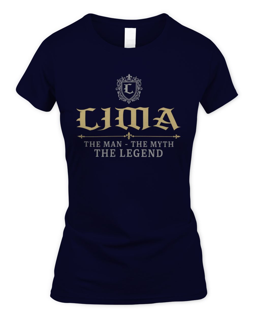 The Man The Myth The Legend Western Shirt LIMA M1-78 / Women's Standard T-Shirt / navy