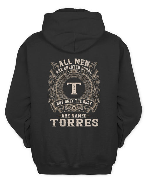 All Men Are Created Equal Cool Logo Shirt TORRES M1-60 / Unisex Hoodie / black