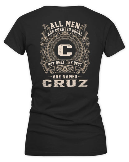 All Men Are Created Equal Cool Logo Shirt CRUZ M1-60 / Women's V-Neck T-Shirt / black
