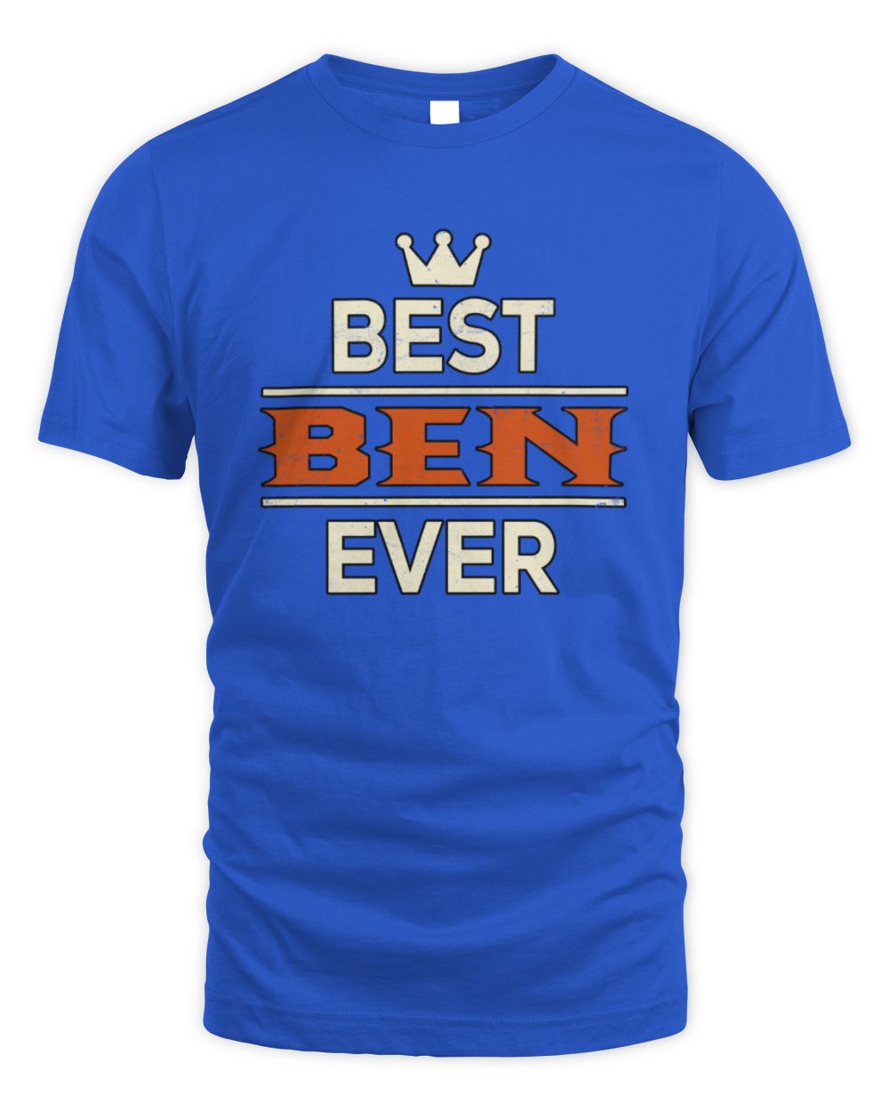 Best Your Name With Crown Shirt BEN M1-59 / Unisex Standard T-Shirt / royal