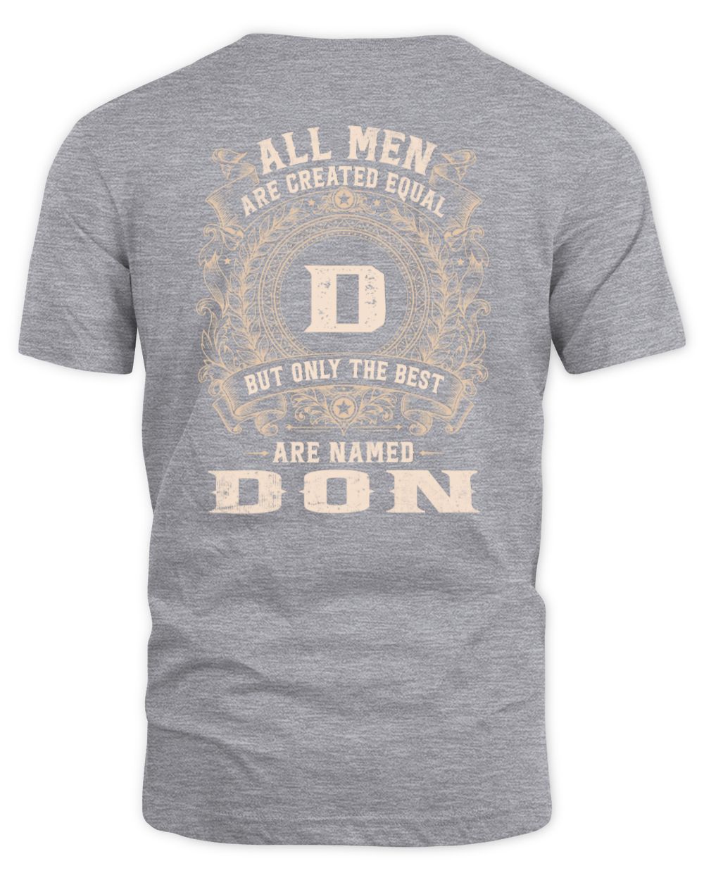 All Men Are Created Equal Cool Logo Shirt DON M1-60 / Unisex Standard T-Shirt / sport grey