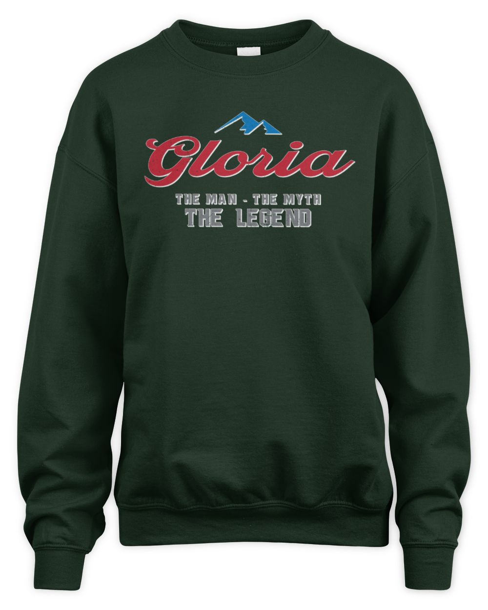 The Man The Myth The Legend Coors Light Beer T-Shirt GLORIA M1-S84 / Unisex Sweatshirt / forest green