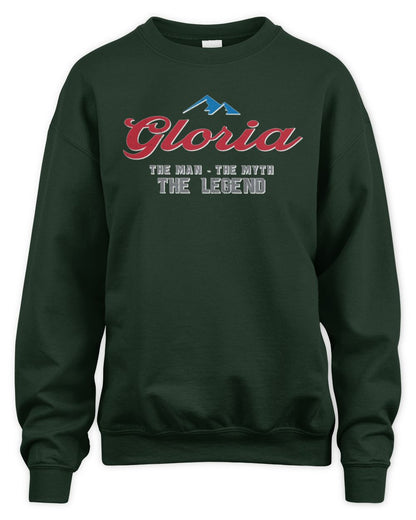 The Man The Myth The Legend Coors Light Beer T-Shirt GLORIA M1-S84 / Unisex Sweatshirt / forest green