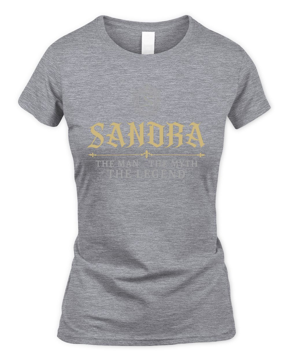 The Man The Myth The Legend Western Shirt SANDRA M1-78 / Women's Standard T-Shirt / sport grey