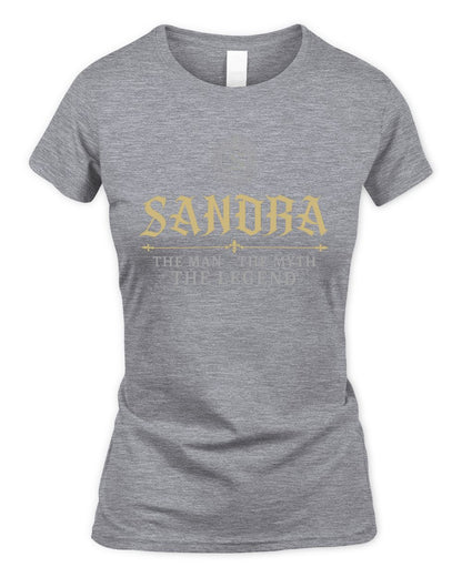 The Man The Myth The Legend Western Shirt SANDRA M1-78 / Women's Standard T-Shirt / sport grey