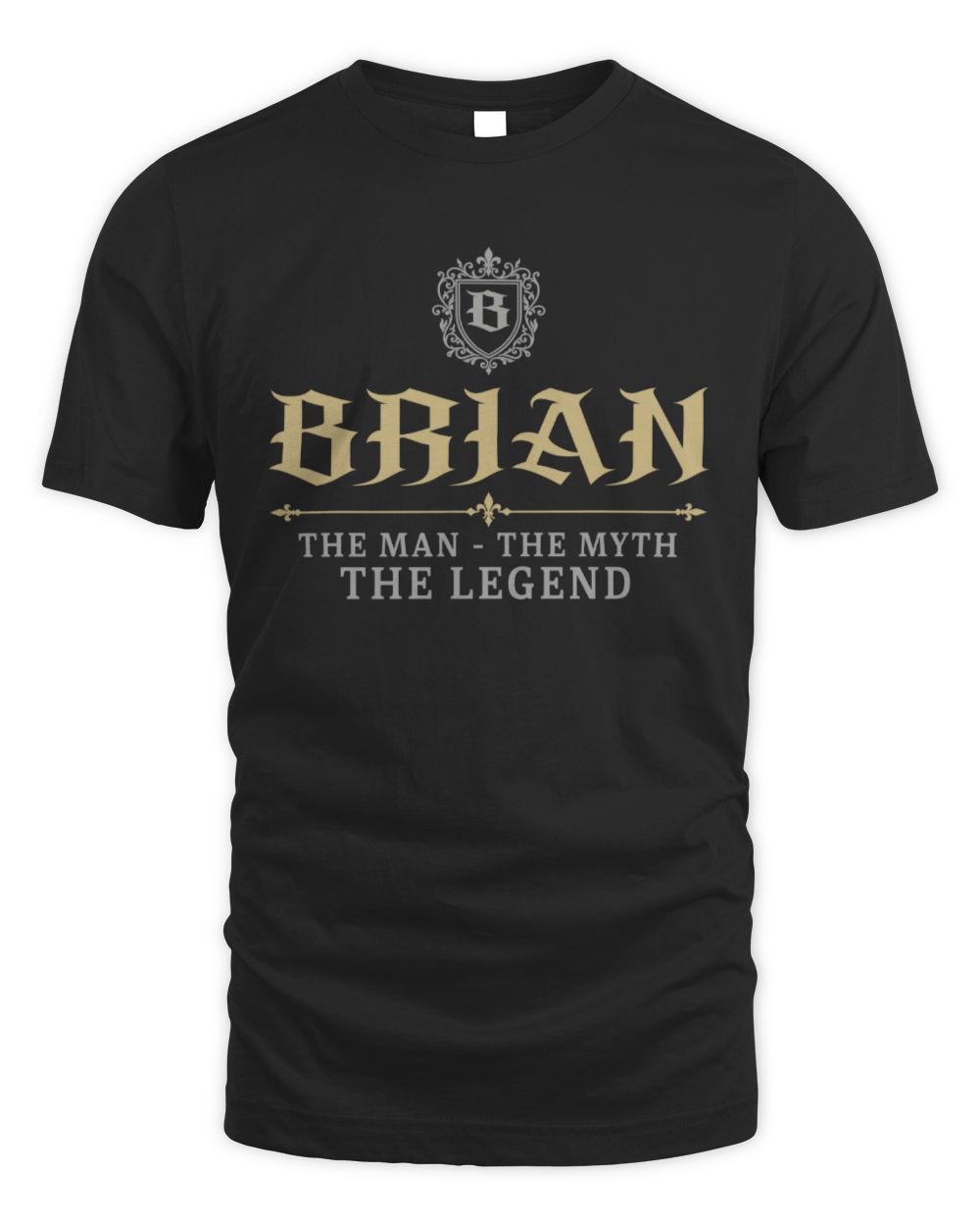The Man The Myth The Legend Western Shirt BRIAN M1-78 / Unisex Standard T-Shirt / black