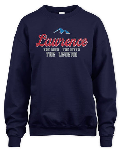 The Man The Myth The Legend Coors Light Beer T-Shirt LAWRENCE M1-S84 / Unisex Sweatshirt / navy
